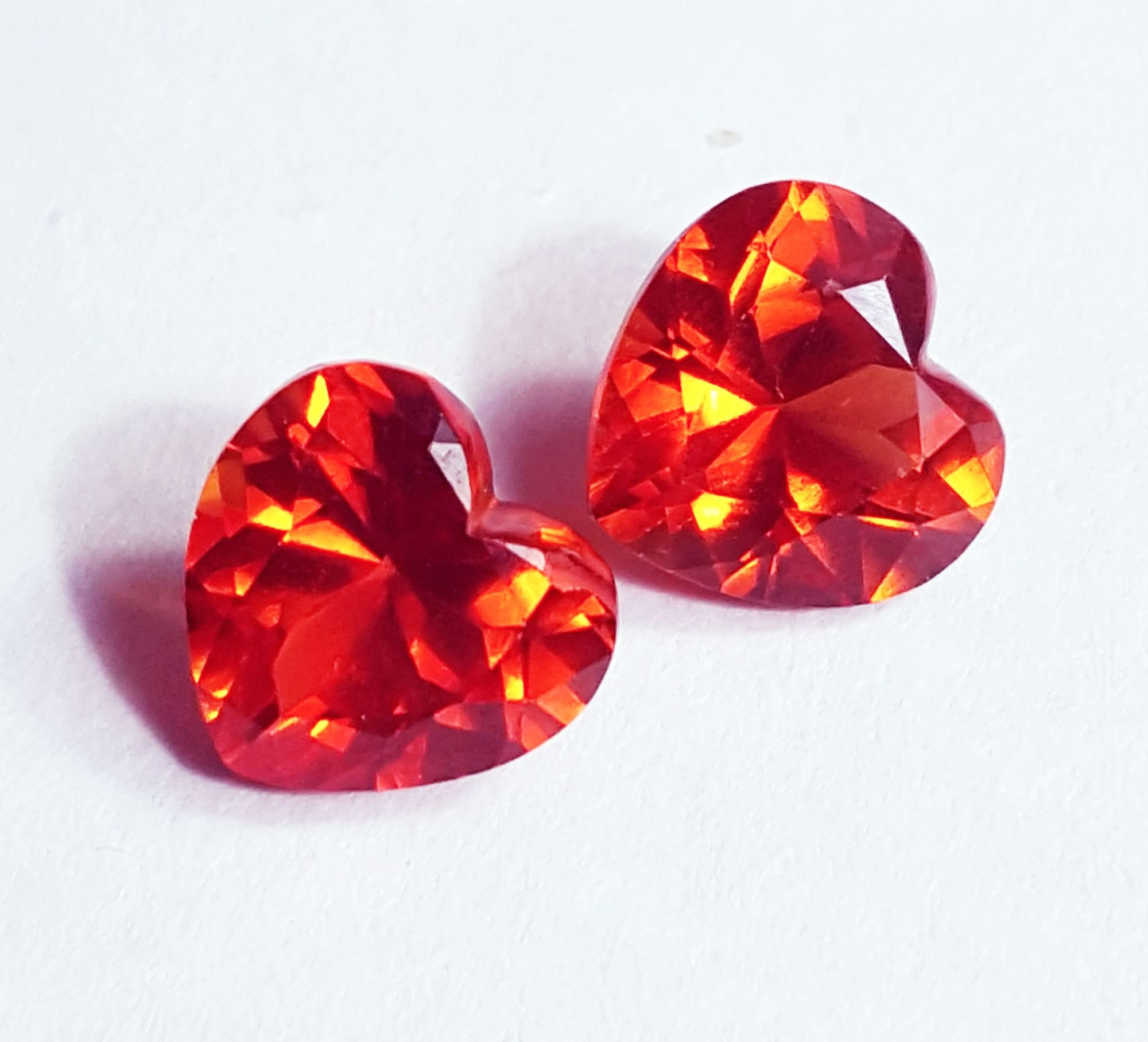 Natural Orange Sapphire 4 to 6 Ct Certified Loose Gemstone Etsy UK