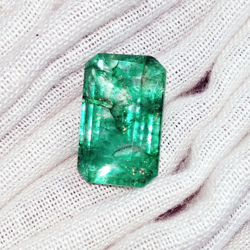 Natural Emeralds Mozo Colombian 4.90 Cts Certified Loose Gemstones With Free Shipping image 2