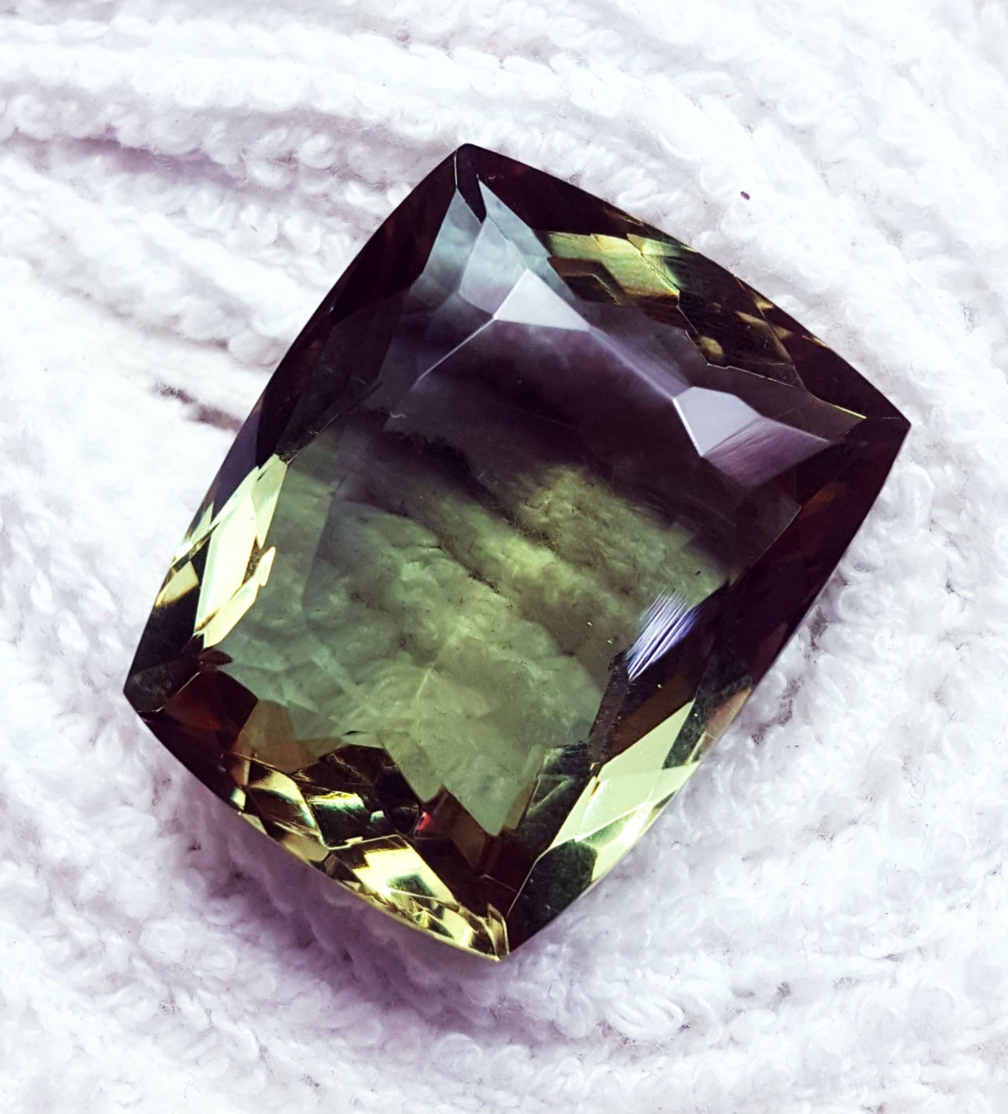 58.40 Ct Certified Color Changing Quartz Loose Gemstone With Etsy