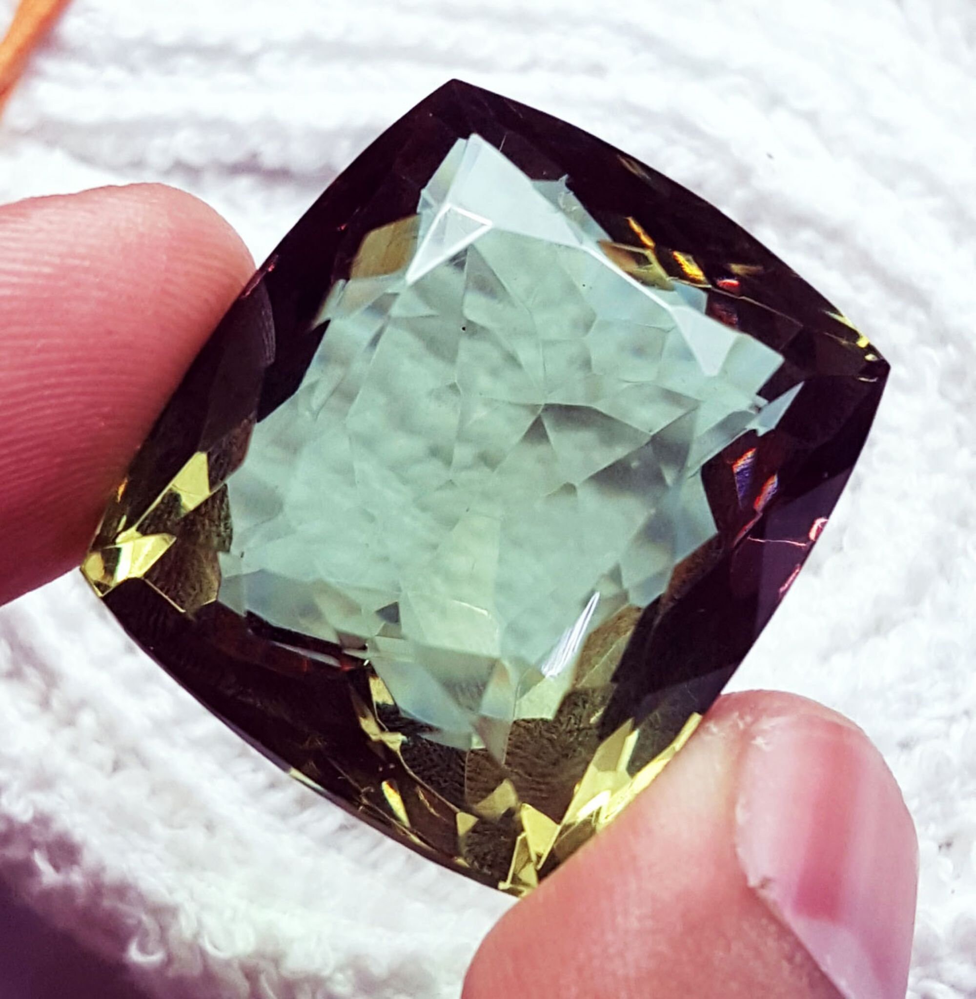 Loose Gemstone Color Changing Quartz 80.60 Ct Certified With Etsy