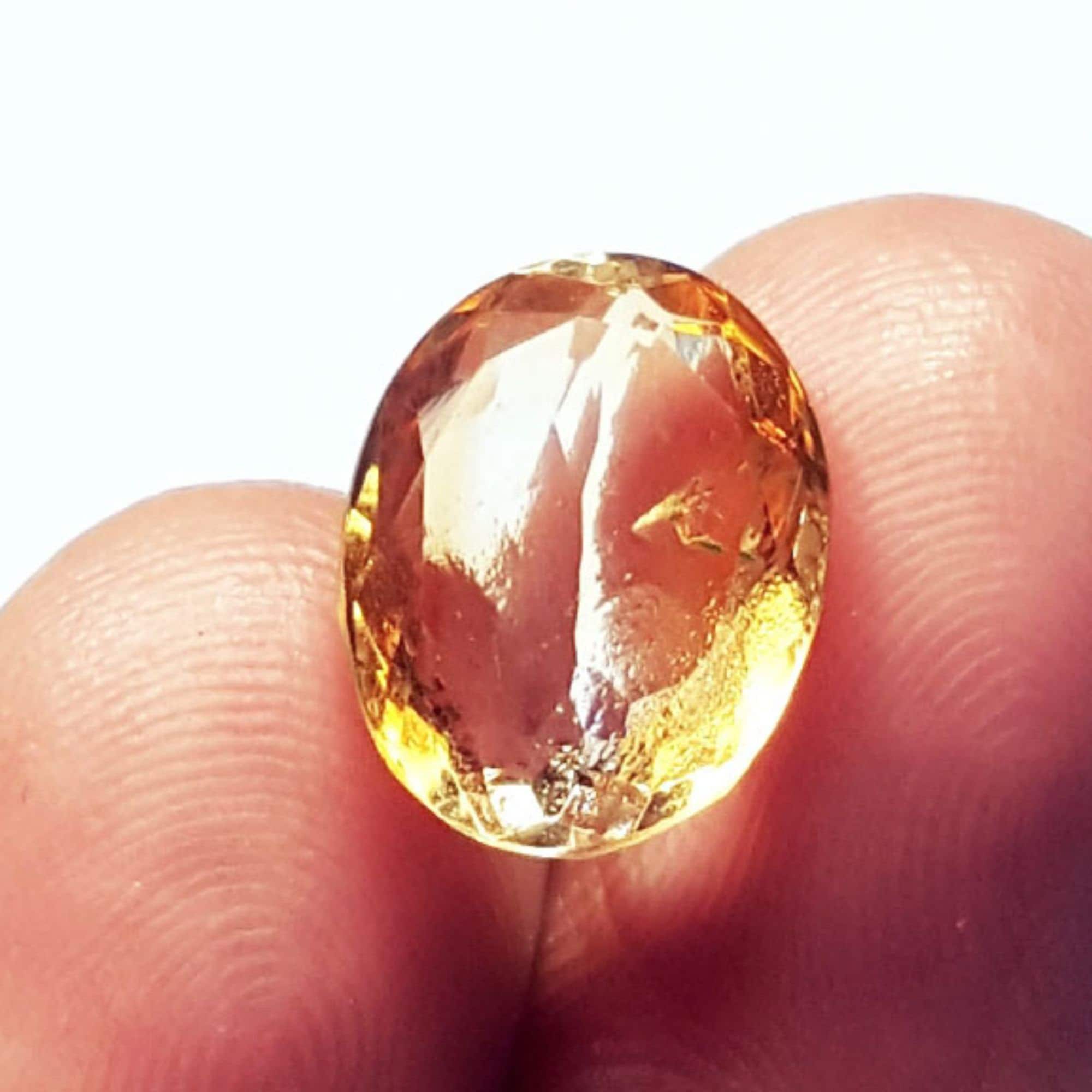 100 Natural Citrine Loose Gemstone 3.30 Cts Brilliant Etsy