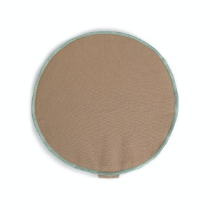 Organic Round Meditation Cushion - earth  ||  meditation pillow, yoga, meditation seat, meditation cushion, meditation room, zafu