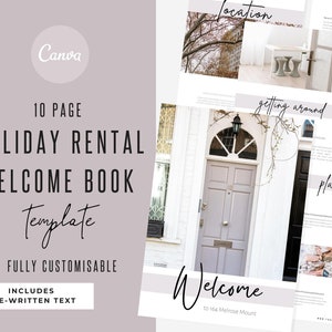 Airbnb Welcome Book Canva Template: Host Guide (Digital Download)