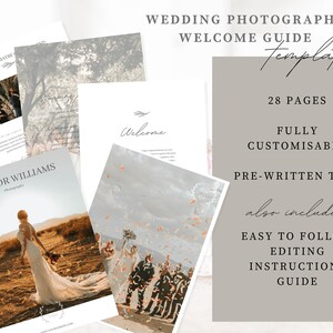 Wedding Photography Pricing Template: Editable Portfolio Guide (Canva)