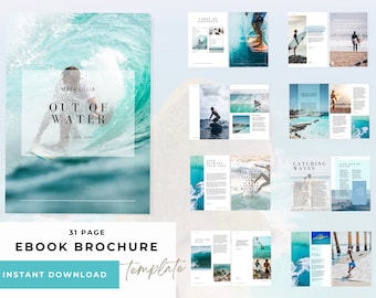 eBook Template|Portfolio Template|Brochure Template|Business Template|Magazine Template|Portfolio| Surf the Waves