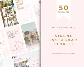 Modelos para Stories do Instagram do Airbnb | Modelos do Canva para Anfitriões | Mídias Sociais para Aluguéis de Temporada e Airbnbs