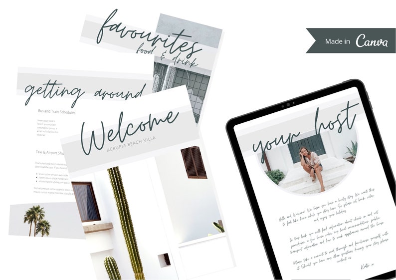 Airbnb Welcome Book AirBnb VRBO Welcome Book Airbnb | Etsy