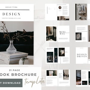 Editable Canva eBook & Portfolio Brochure Template – Professional Marketing Layout | Modern