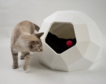 Maison pour chat Tao, Fichier numérique pour impression 3D