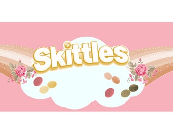 Download Skittles labels | Etsy