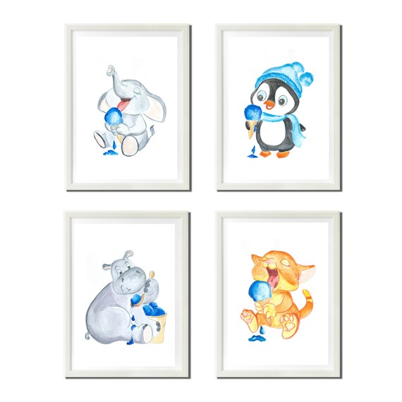 framed nursery wall art