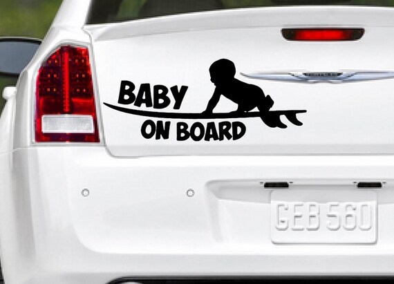 Baby On board Car Truck Suv vinyl sticker decal