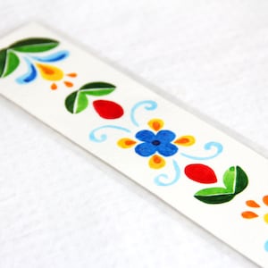 Bookmark - Hand Painted - Scandinavian Inspired