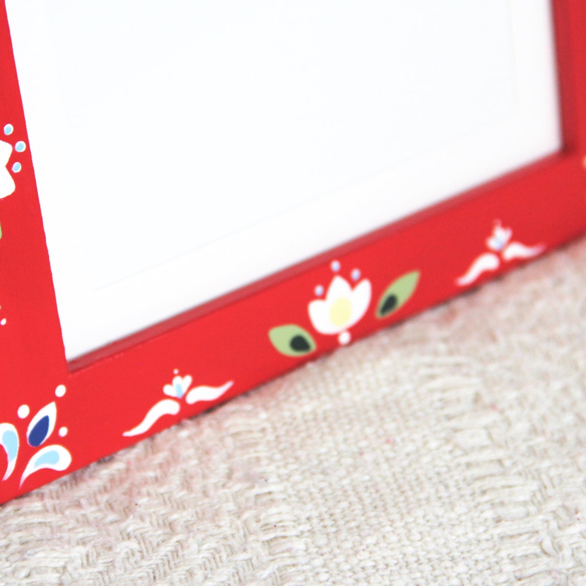 Fairytale Inspired Folk Art Frame 5x7 or 4x6 With Matting Hand Painted - Etsy