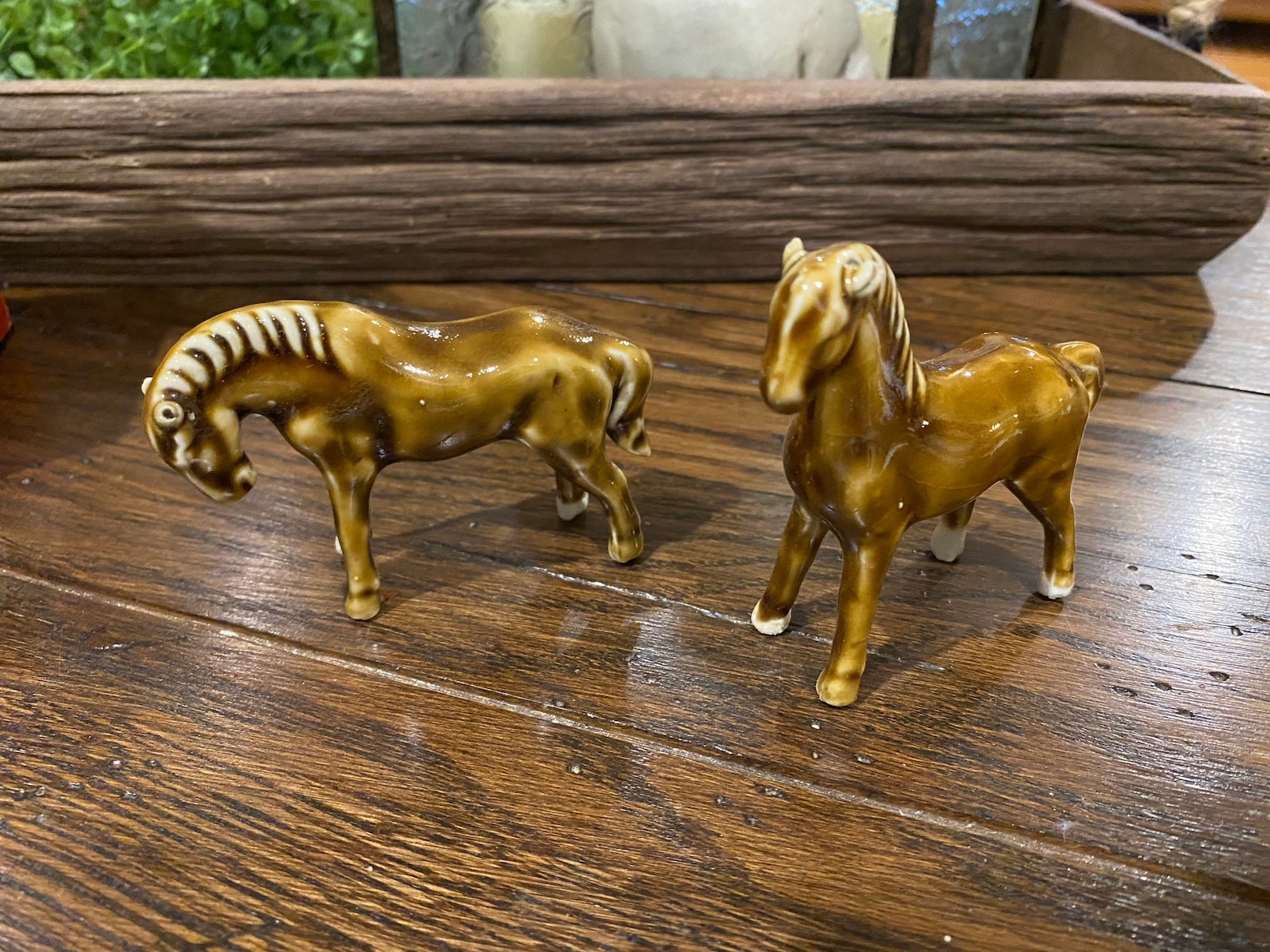 Porcelain Horse Figurines/collectibles/ceramic Etsy