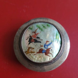 Vintage Perzische zilveren doosje