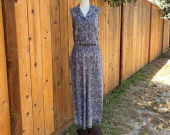 90s Matching 2 Piece Blouse & Pant Set Jonathan Martin