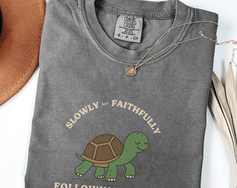 Funny Turtle Jesus Comfort Colors® Christian Funny Shirt Gift for Christian Mom Gift for Bible Study Shirt Christian Humor Christian gift