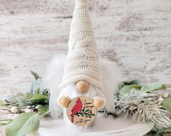 Bereavement Gift, Death of parent gift, Cardinal Gift, Angel Gnome for condolence gift