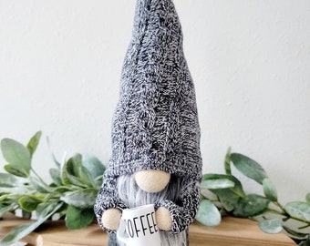 Coffee Gnome, Coffee Bar Decor, Coffee Lover Gift, Kitchen Decor