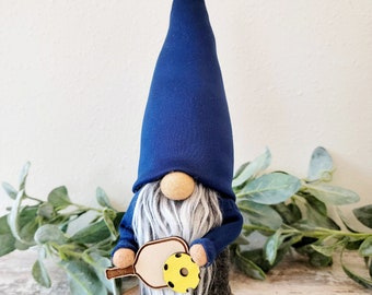 Handmade Pickleball Gnome for Pickleball Lover, Gift for Pickleball Collection