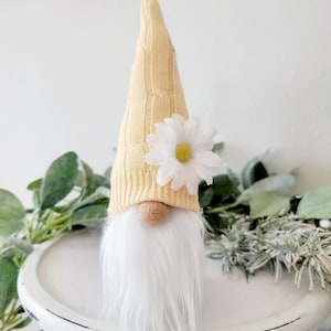 Tier Tray Decor Gnome |  Pastel Tomte Nordic Decor, Spring or Summer Decor Handmade Gift