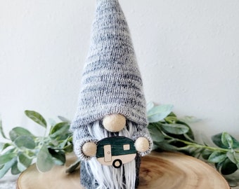 Camper Gnome, RV Decor, Camping Decor handmade by Bluebird Court Creations
