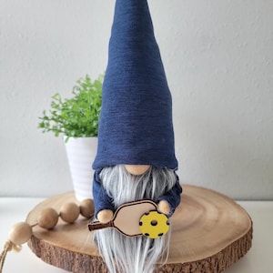 Handmade Pickleball Gnome for Pickleball Lover, Gift for Pickleball Collection