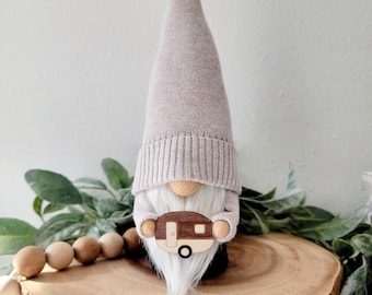 Camper Gnome, RV Decor, Camping Decor handmade by Bluebird Court Creations