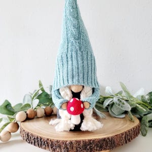 ミカヅキフタツ　オブジェ　ホシエナガ Gnome Wind Chime, Fairy Garden Hanging Decor, Mushroom