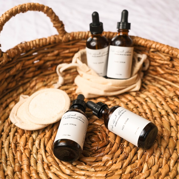 フェイスセラム | フェイスモイスチャライザー | ビーガン | 軽量処方 | すべて天然成分 | 彼女へのギフト | 誕生日プレゼント