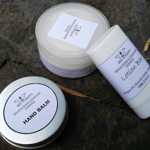Foot & Hand Care Gift Set, Foot and Hand Care,Foot and Heel Cream, Lotion Bar, Hand Balm, All Natural,Handmade  Relaxation kit,Gift Set