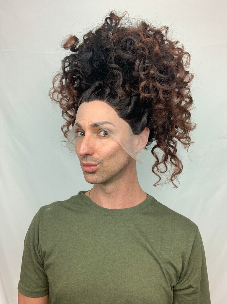 Updo styled Lace Front Wig for Drag Queen Cosplay Halloween Etsy