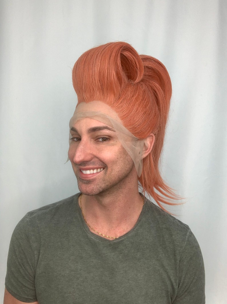 Updo styled Lace Front Wig for Drag Queen Cosplay Halloween Etsy