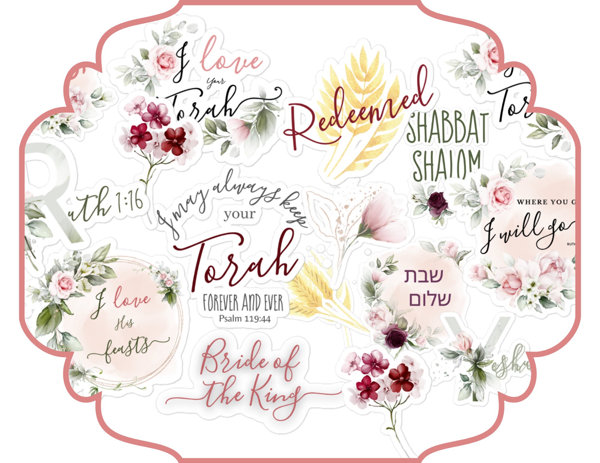 Pinterest. Pin Ruth Ruth Inspired Sticker Sheet Downloadable - Etsy