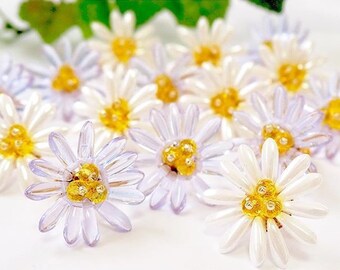 Marguerite earring/pierced earring
