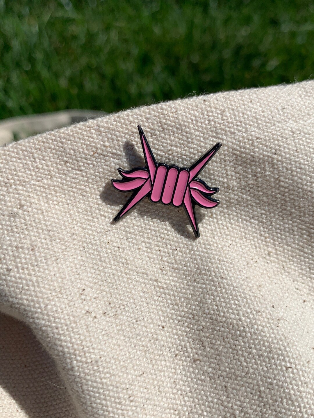 Barbed Wire Enamel Pin | Pin Accessories - Etsy
