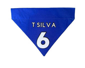 Chelsea Football Dog Bandana - personalised