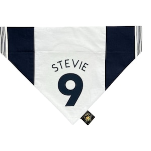 Tottenham Style Dog Bandana - personalised