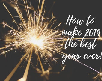 How to make 2019 the best year ever! Note Taking Organizer