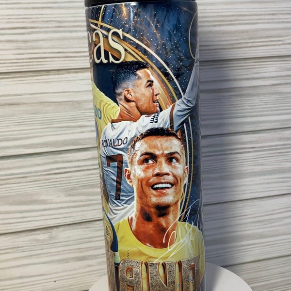 Cristiano Ronaldo Water Bottle personalized