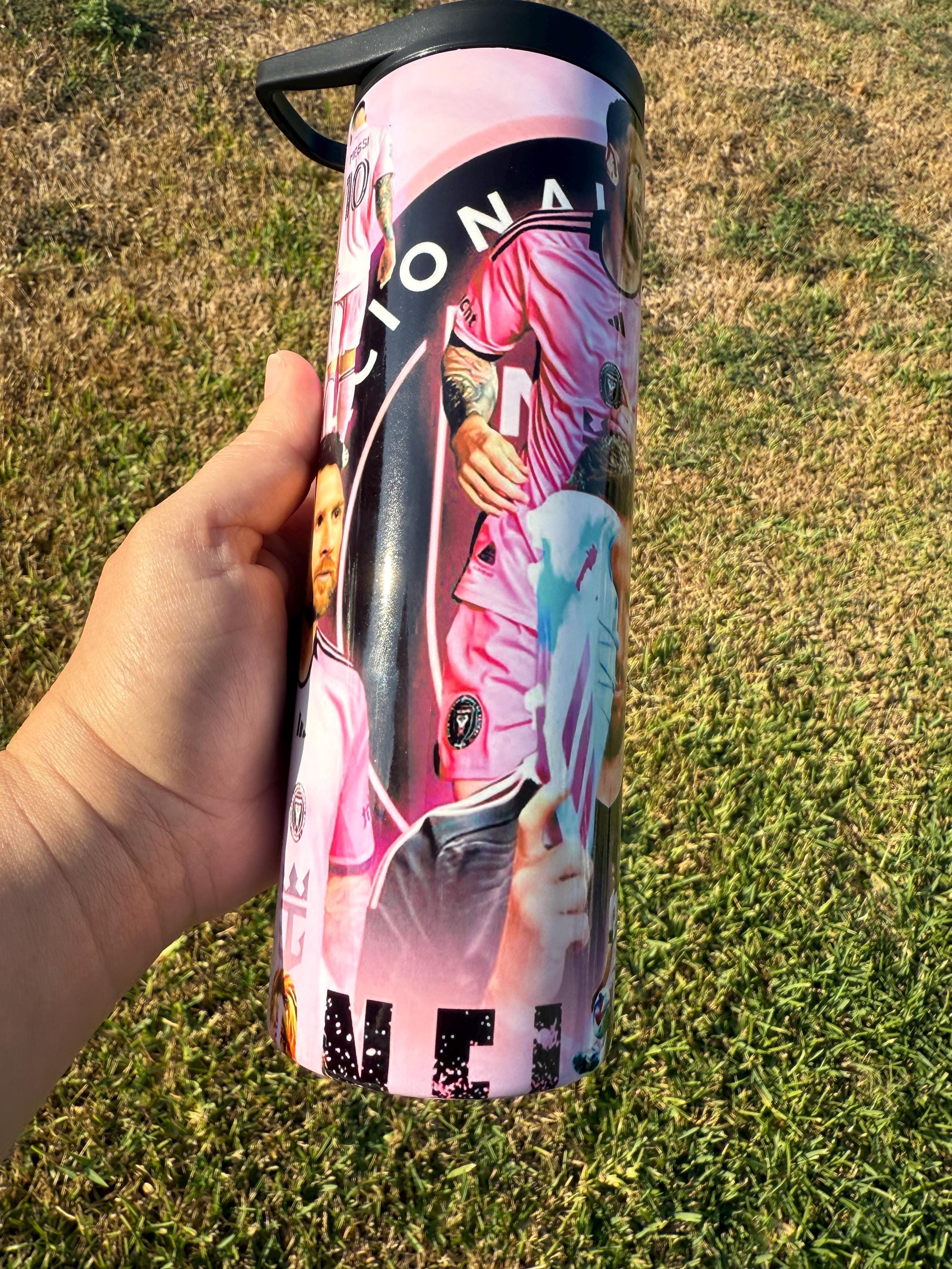 Messi Inter Miami Water Bottle - Etsy