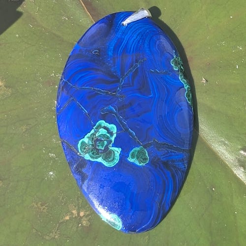 最高品質のオーシャンジャスパー、紫、瑪瑙付き、4cm、11.1グラム、925