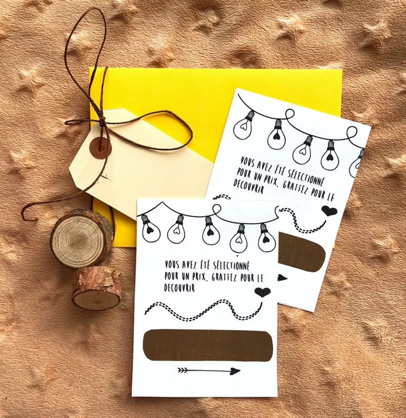 godparent Scratch card announcement pregnancy promote to be