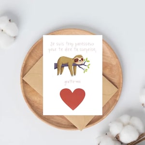 Carte a gratter, annonce grossesse,demande parrain marraine grands-parents, bienvenue bebe, scratch card, futur papa, pregnancy announcement