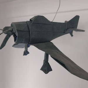 Origami Zero Fighter Plane