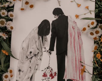 Nick Cave and Susie Cave Art Print | Nick Cave and the Bad Seeds Print