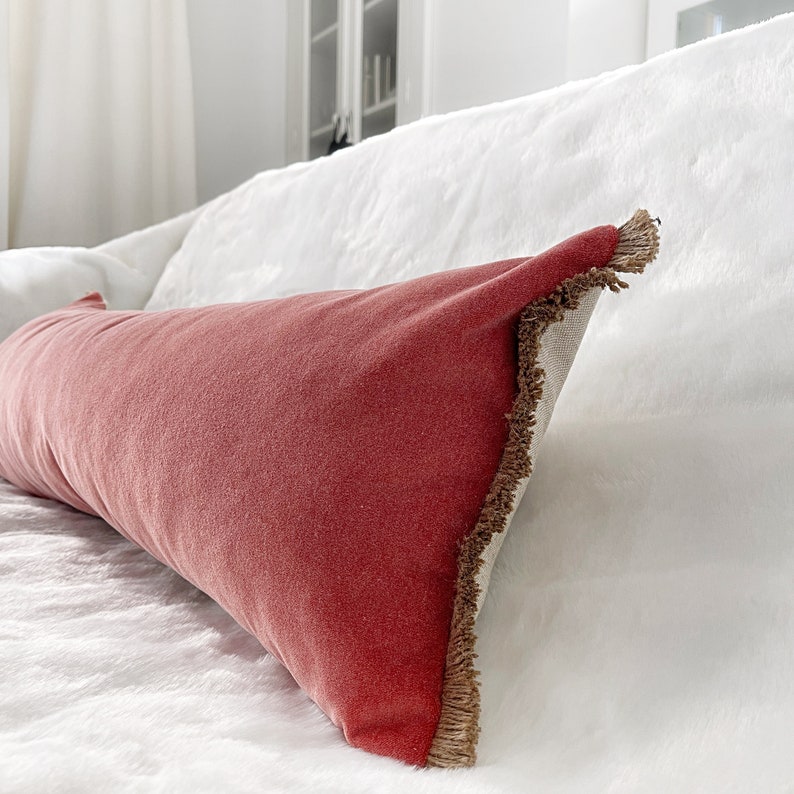 Extra Long Lumbar Pillow Cover Large Lumbar Pillow Case Etsy