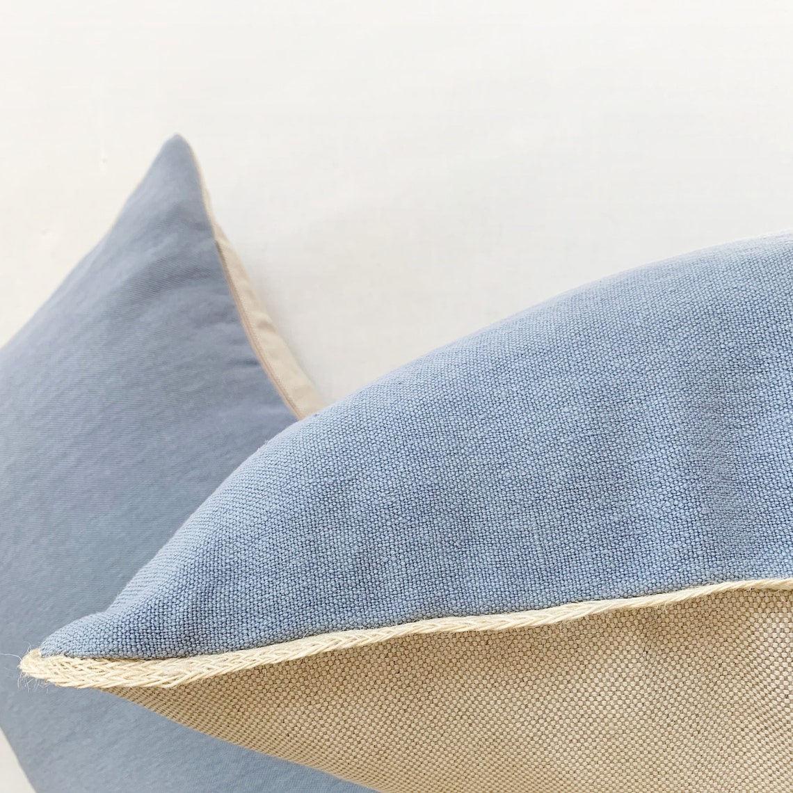 Large linen lumbar pillow cover Textured long lumbar cushion Etsy