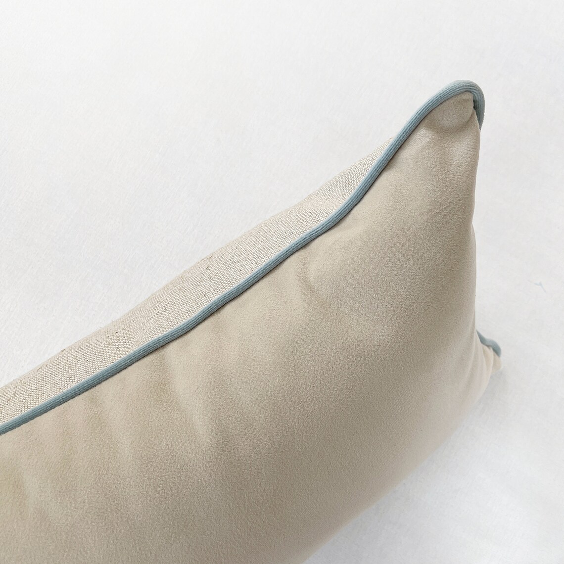 Cream velvet lumbar pillow cover Ivory velvet pillow case Etsy